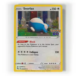 Pokemon - Snorlax Cosmos Holo - 055/078 - SWSH Pokemon GO - Promo Card - Image 1
