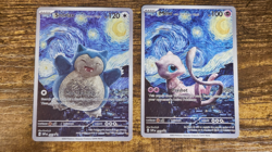 Pokemon TCG Van Gogh Fan Art Cards Lugia Mew Mewtwo Snorlax - Image 2