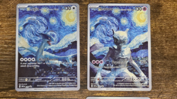 Pokemon TCG Van Gogh Fan Art Cards Lugia Mew Mewtwo Snorlax - Image 3