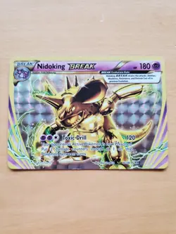 Nidoking BREAK 46/108 Ultra Rare Holo Pokemon Card Evolutions LP - Image 1