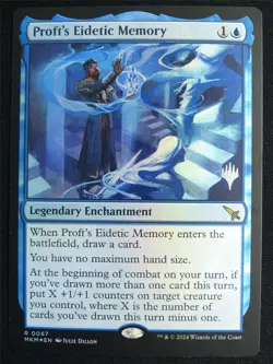 Proft's Eidetic Memory Foil Promo stamped - MKM - Mtg Card #4LI - Image 1