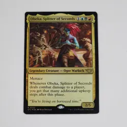 MTG Obeka, Splitter Of Seconds Foil Rare 222 Grixis Magic The Gathering Card NM - Image 2