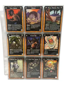 Rage Werewolf The Apocalypse CCG TCG 200+ Card Lot Moderately Played Horror - Image 2