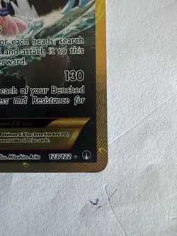Pokemon Gyarados EX TCG Card Full Art Holo, Secret Rare, XY Breakpoint 123/122 - Image 4