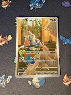 Pokemon Cards Mimikyu SVP075 Full Art ETB Promo - (NM) #2 - Image 1