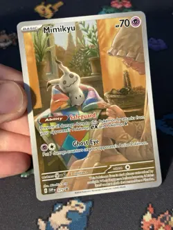 Pokemon Cards Mimikyu SVP075 Full Art ETB Promo - (NM) #2 - Image 2