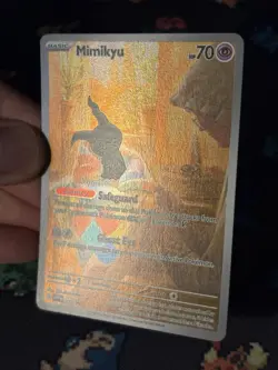 Pokemon Cards Mimikyu SVP075 Full Art ETB Promo - (NM) #2 - Image 3