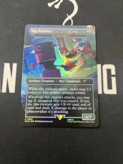 Foil Secret Lair Egg Hammer Myr Battlesphere x1 Magic Cards MTG Sonic - Image 1