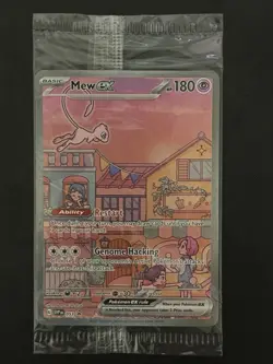 Mew ex 053 Pokemon 151 Promo Card Holo - Sealed - Scarlet And Violet TCG - Image 1