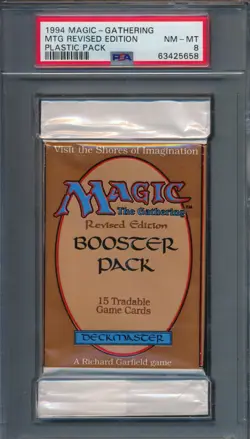Booster Pack Revised 1994 PSA 8 Graded Magic MTG (5658) -magicgraders- - Image 1