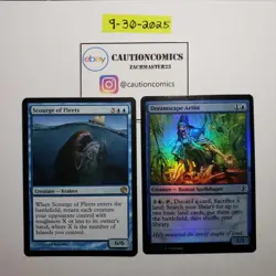 Scourge of Fleets Journey into Nyx + Extra Foil Dreamscape Artist (Box10) - Image 1