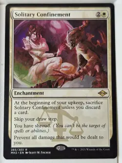 Solitary Confinement - Modern Horizons 2 - Magic the Gathering MTG Nice! - Image 1