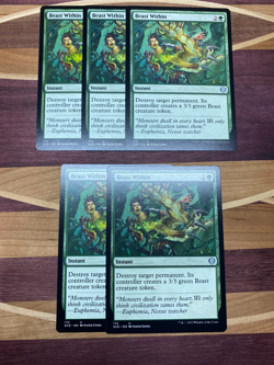 1x Beast Within - NM - SCD 172 MTG Magic The Gathering - Image 1