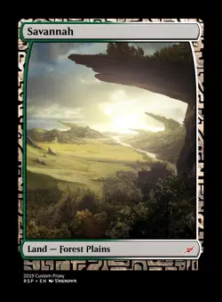 Custom Art Set of 10 Original OG Dual Lands - Zendikar Rising Frame EDH Playtest - Image 2