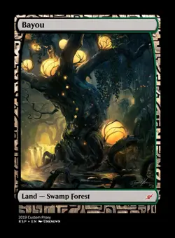 Custom Art Set of 10 Original OG Dual Lands - Zendikar Rising Frame EDH Playtest - Image 3