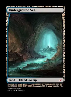 Custom Art Set of 10 Original OG Dual Lands - Zendikar Rising Frame EDH Playtest - Image 4