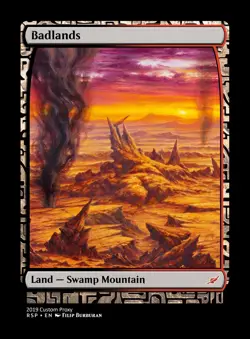 Custom Art Set of 10 Original OG Dual Lands - Zendikar Rising Frame EDH Playtest - Image 5
