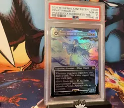 2025 MTG Final Fantasy EN Woodblock Borderless Foil “VENAT/HYDAEL YN”🔥Psa 10 - Image 1