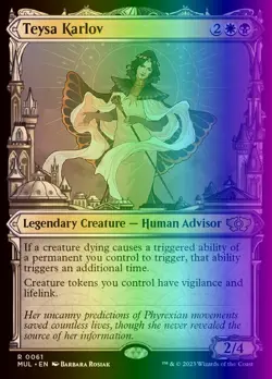 MTG Teysa Karlov (61/210) March of the Machine Multiverse Legends LP FOIL - Image 1