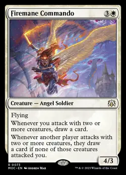 MTG Firemane Commando (73/542) March of the Machine Commander NM - Image 1