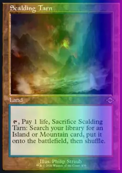 MTG Scalding Tarn (439e/765) Modern Horizons 2 LP FOIL- ETCHED - Image 1