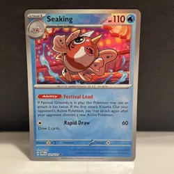 Pokemon TCG Seaking Master Ball Pattern, 021/131, Sv: Prismatic, Evolutions Holo - Image 1