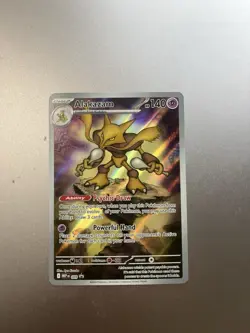 Pokemon TCG: Mega Evolution - Alakazam (MEP-009) ETB Black Star Promo *REGULAR* - Image 1