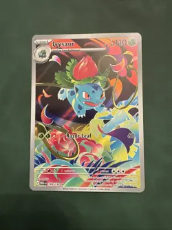 Pokemon TCG Mega Evolutions Ivysaur Illustration Rare 134/132 Pack Fresh - Image 1