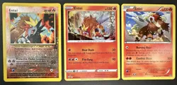 Pokemon Entei Lot Black Star Promo Holo 34 Battle Styles 020/163 Ancient 14/98 - Image 1