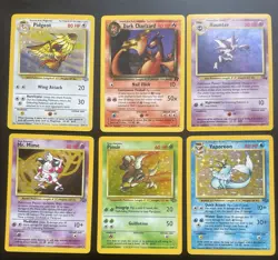 Pokemon TCG Dark Charizard Non Holo Rare 21/82 Team Rocket Vintage & More LP - Image 1