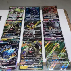 POKEMON GX HOLO LOT X9 MULTIPLE SETS EXEGGUTOR GOLEM TAPU FINI PLUS - Image 1