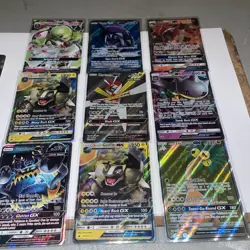 POKEMON GX HOLO LOT X9 MULTIPLE SETS EXEGGUTOR GOLEM TAPU FINI PLUS - Image 2
