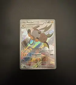 Pokemon TCG-Raichu 211/193 Paldea Evolved Illustration Rare NM - Image 1