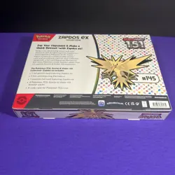 151 Zapdos Ex Collection Box Scarlet & Violet Pokemon TCG **SEALED/NEW** - Image 3