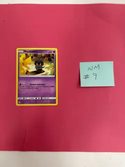 2019 POKEMON TCG MARSHADOW 103/236 Cosmic Eclipse Non Holo RARE NM Pikachu #9 - Image 1