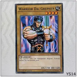 Warrior Dai Grepher - YS14-EN006 - Common 1st Edition Yugioh - Image 1