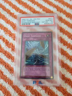 YUGIOH - PSA 10 - 2002 - PSV-011 - DUST TORNADO - SUPER - FIRST - Image 1