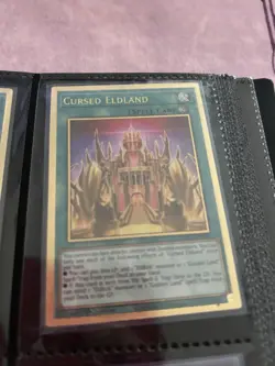 Yugioh - Cursed Eldland MGED-EN048 1st Edition Premium Gold - Image 1