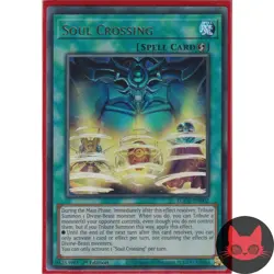 Yugioh Soul Crossing EGO1-EN002 Ultra Rare 1st Edition NM - Image 1