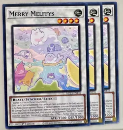 Yu-gi-oh! TCG 3x Merry Melffys MP23-EN135 Common YUGIOH! NM - Image 1
