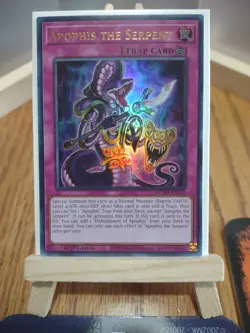Yu-Gi-Oh Card Apophis the Serpent 1st Edition Ultra Rare MZTM-EN010 Collectable. - Image 1