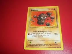 ☆Pokemon Trading Game Card☆Geodude (47/62) HP 50 1998 Nintendo Creatures Game ☆ - Image 1