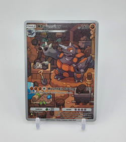 Custom HOLO Rhyperior Card Rhyperior Trading Card READ DESCRIPTION BELOW - Image 1