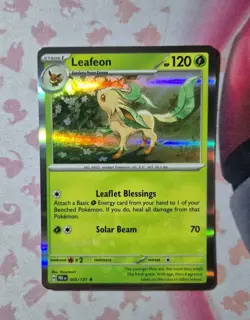 Pokemon - Leafeon - Prismatic Evolutions - Holo Rare Card - 005/131 - Image 1