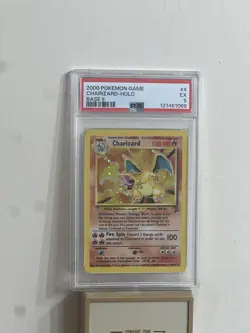 Pokemon TCG Charizard Base Set 2 Holo Unlimited Rare Card 4/130 PSA 5 - Image 1