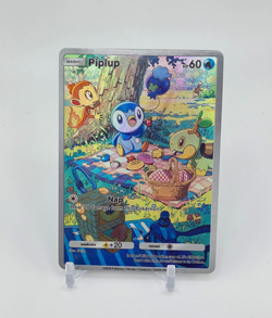 Custom HOLO Piplup Card Piplup Trading Card READ DESCRIPTION BELOW - Image 1