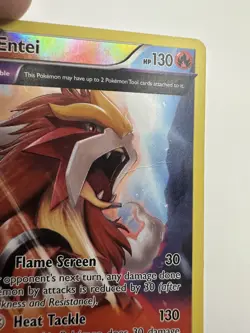 Pokemon TCG Entei Ancient Origins Holo Rare Card 15/98 2015 Reverse Holo Photos - Image 5
