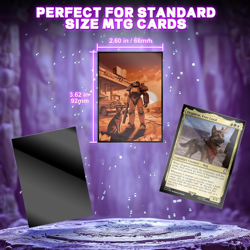 MTG Card Sleeves 100CT Fallout Sunset, Matte Art Card Sleeves, Matte Back & G... - Image 3