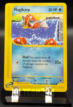 Pokemon TCG Card - Magikarp 118/165 Expedition Base Set Common - Image 1