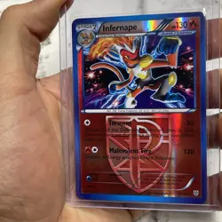 Infernape 17/135 Reverse Holo Pokemon TCG XY Team Plasma Storm LP/NM Rare Card - Image 1